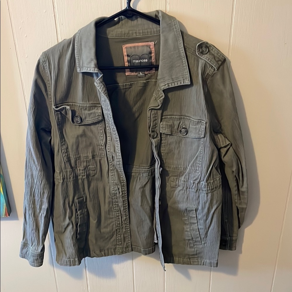 Maurice’s Green Jean Jacket